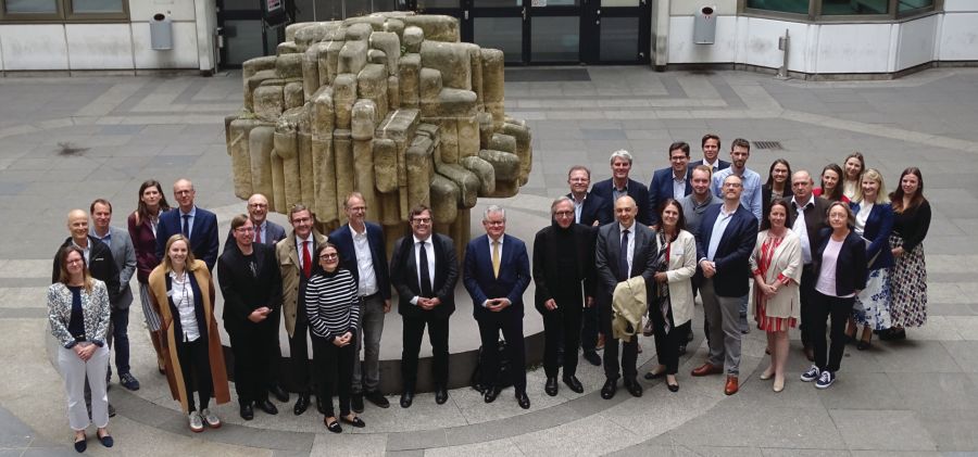 Gruppenfoto Brunnen